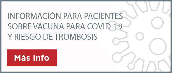 Vacunas para covid 19 y riesgo de trombosis